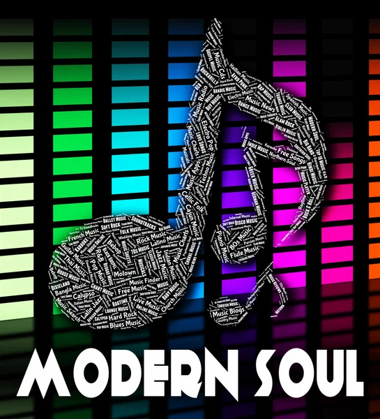 Modern Soul visar tjugo första århundradet och musikal — Stockfoto