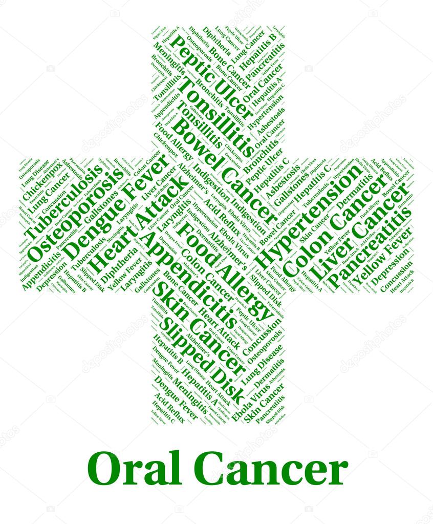 Oral Cancer Shows Poor Health And Afflictions