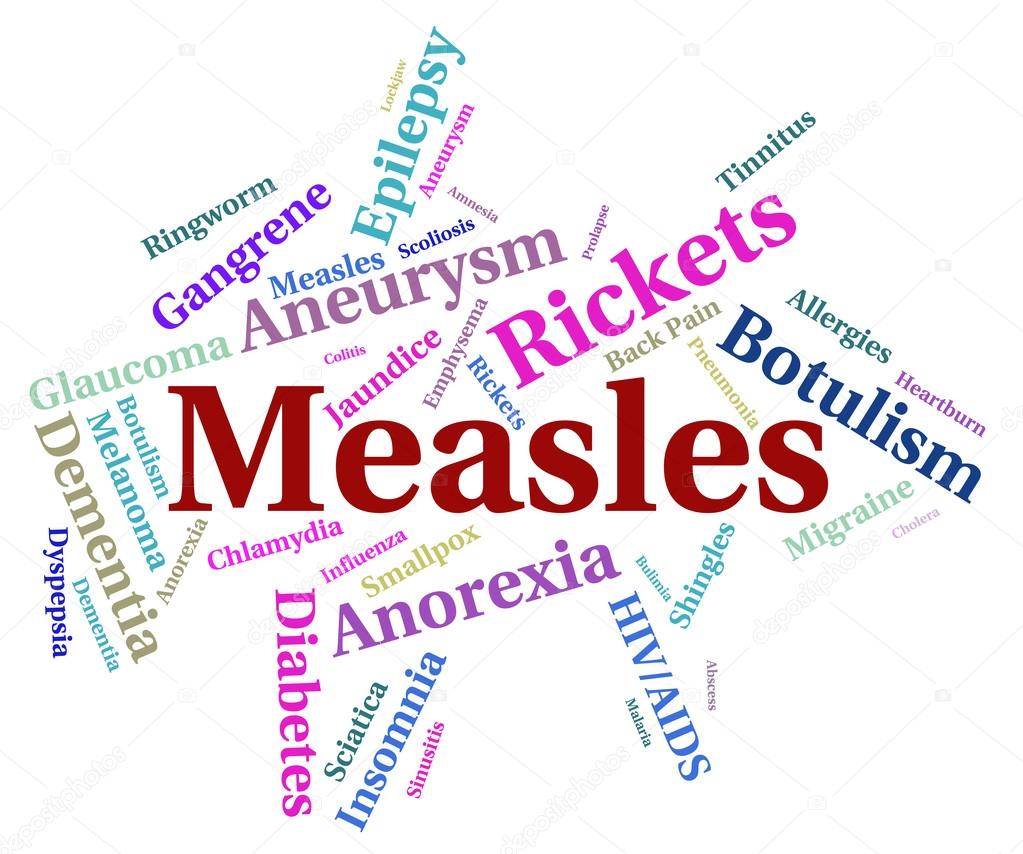 Measles Illness Represents Koplik's Spots And Ailments