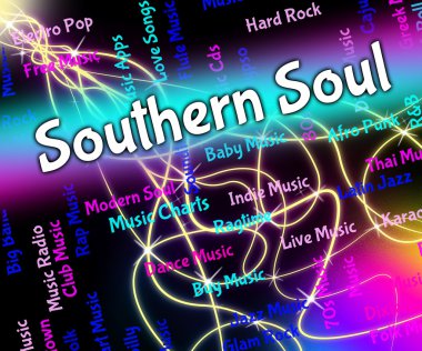 Southern Soul Shows American Gospel Music And Blues clipart
