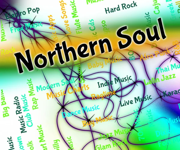 Northern Soul Representa trilhas sonoras e áudio — Fotografia de Stock