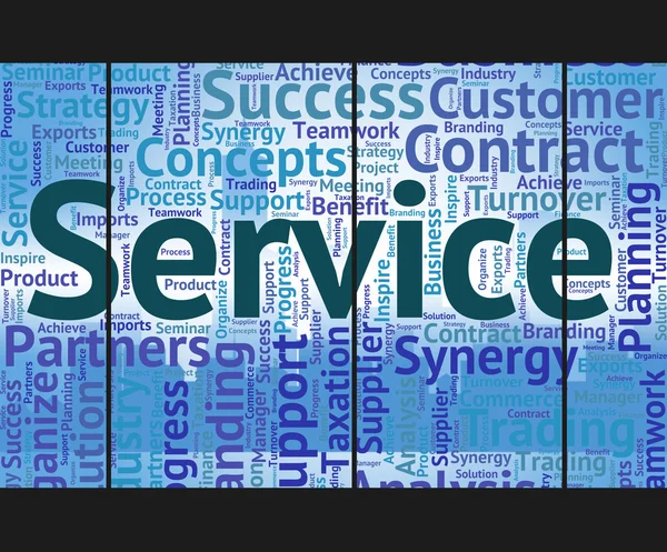 Service Word Indicates Help Desk And Advice — Stock Photo, Image