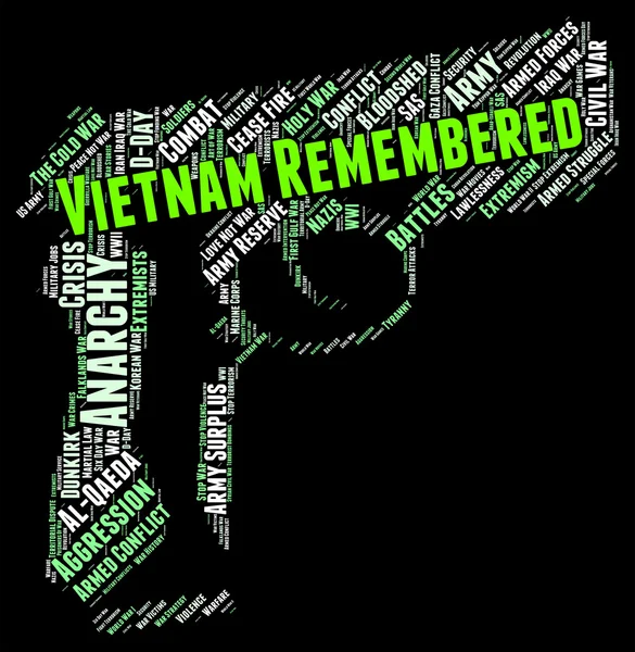 Vietnam Savaşı Kuzey Vietnam ordusu ve Cong gösterir — Stok fotoğraf