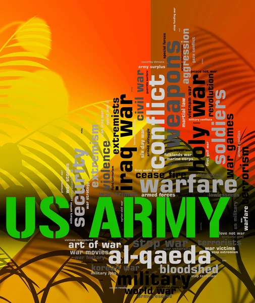 Us Army Shows The United States And Armed — Stock Photo, Image