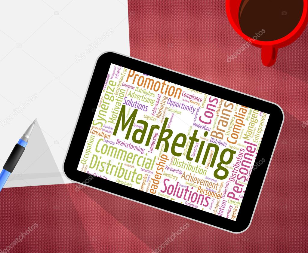 Marketing Word Means Sales Words And Wordclouds