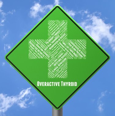 Overactive Thyroid Represents Ill Health And Infection clipart