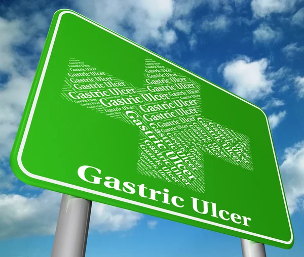 Ulcerul gastric reprezintă sănătatea și dizabilitatea — Fotografie, imagine de stoc