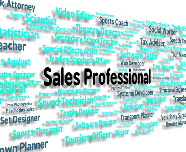 Profesjonalnej sprzedaży pokazuje doświadczenie sprzedaży i promocji — Zdjęcie stockowe