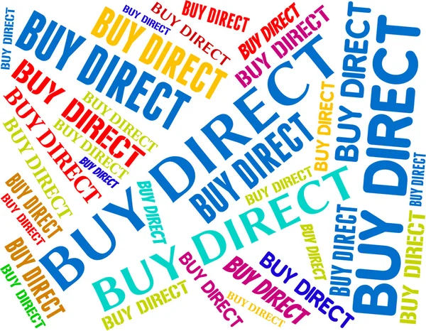 Buy Direct Represents From Distributor And Bought — Stock Photo, Image