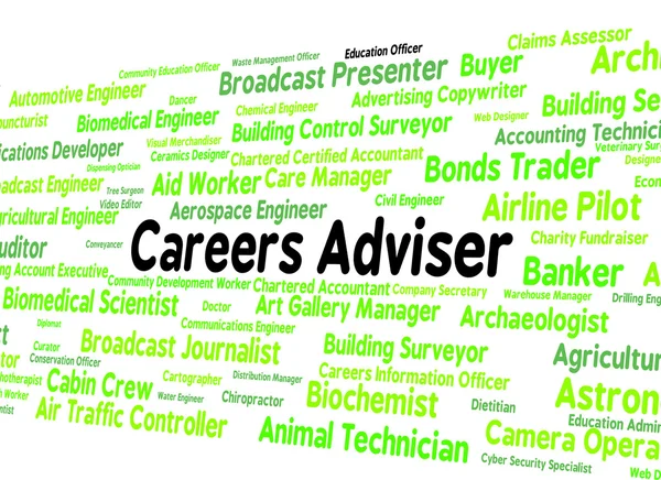 Careers Adviser Represents Hiring Instructor And Tutor — Stock Photo, Image