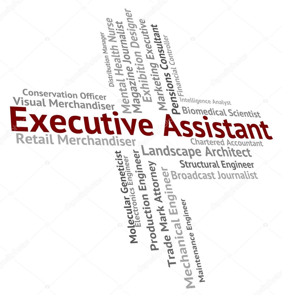 Executive Assistant Indicates Senior Manager And Aide