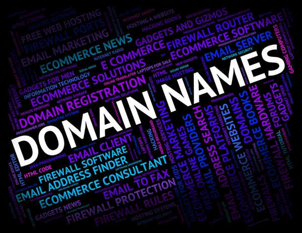Noms de domaine signifie Dominion mots et surnom — Photo