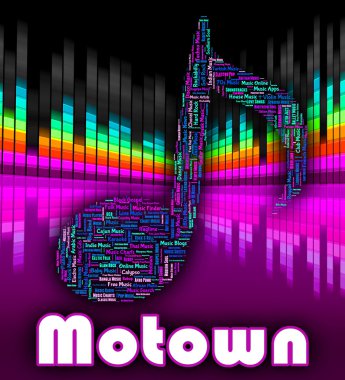 Motown müzik ses parça ve ses temsil eder