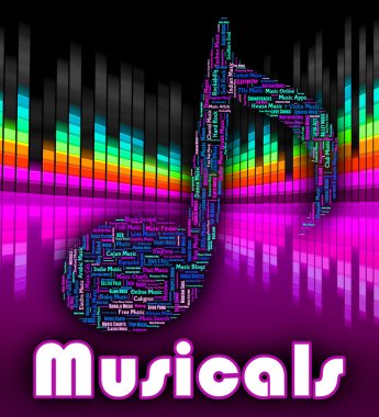 Musicals Music Shows Sound Track And Audio clipart