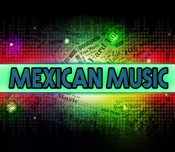 墨西哥音乐指示音轨和和声 — 图库照片