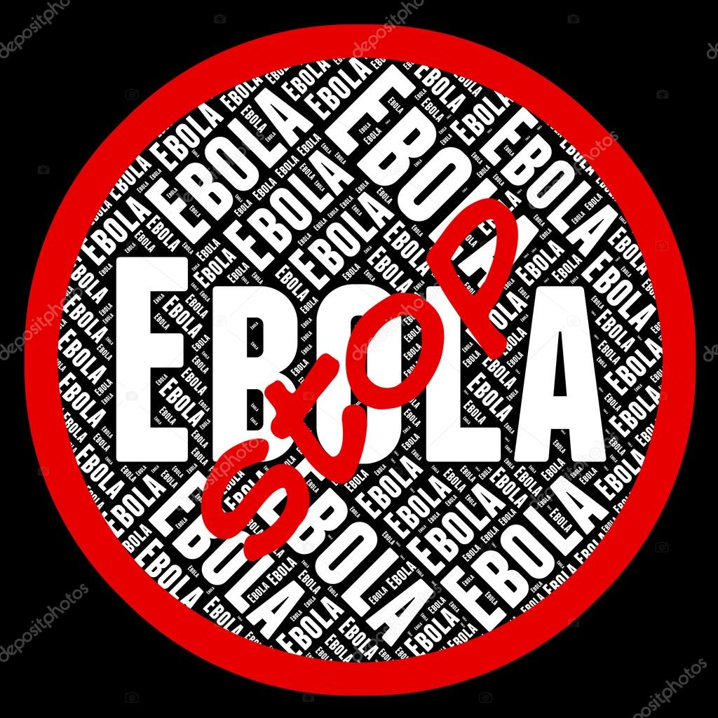 Stop Ebola Means Warning Sign And Caution