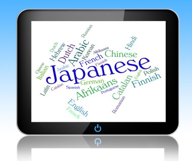 Japonca dil anlamına gelir kelime tercüme ve Cjapan