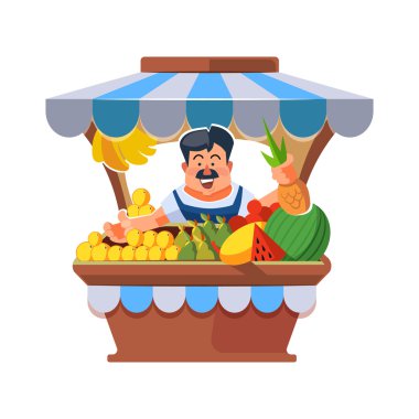 Yerel Pazar çiftçi sebze satan.