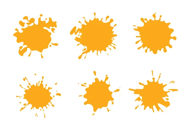 Набор векторных иллюстраций ярлыков желтого сока или меда . — стоковый вектор