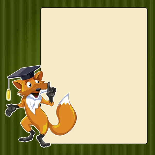 Professeur Fox — Image vectorielle