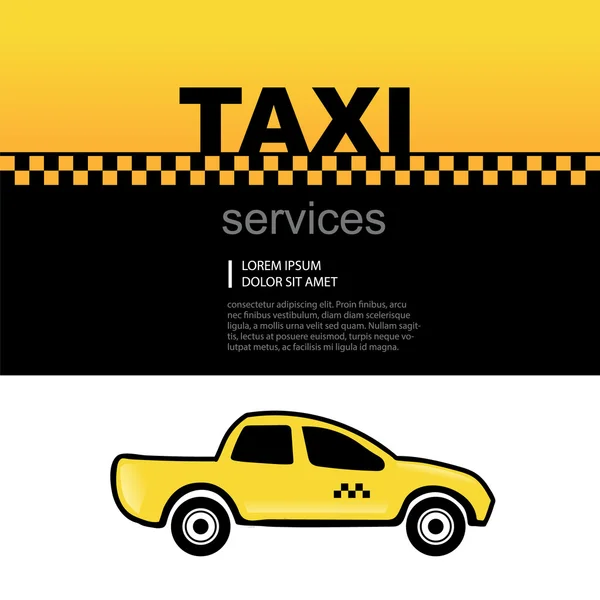 Taxi service bakgrund — Stock vektor