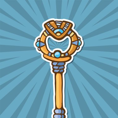 Antik altın anahtar 