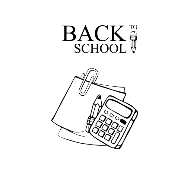 Back to school — Stock Vector