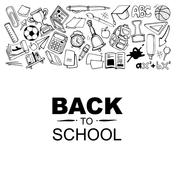 Back to School vector picture — Stock Vector