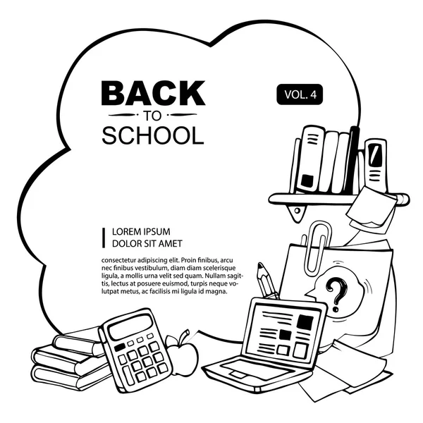 Back to school — Stock Vector