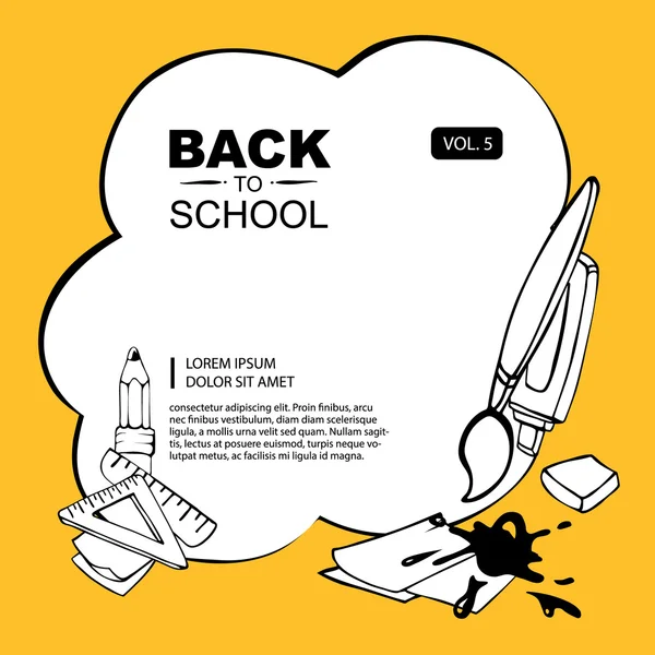 Back to school — Stock Vector