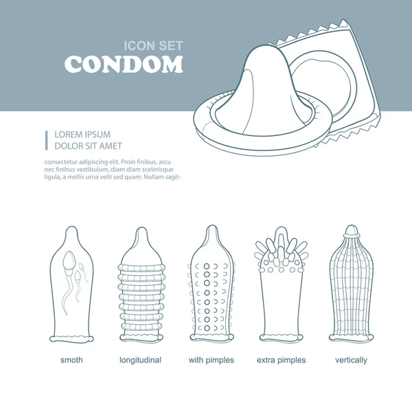 콘돔 — 스톡 벡터
