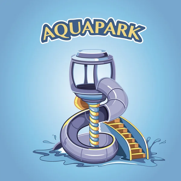 Aquapark — Stockvector
