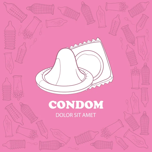 Condom — Stock Vector