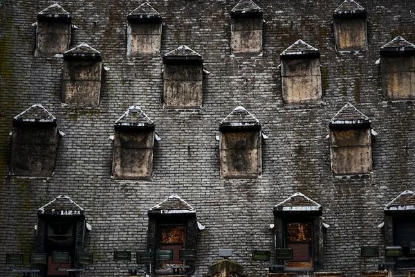 Many windows on the roof — Stock Photo, Image