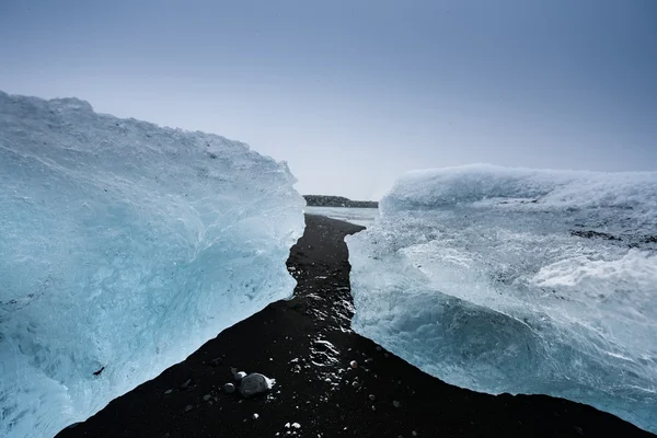 Lodowców w laguny lodowiec — Zdjęcie stockowe