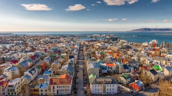 Reykjavik de cima — Fotografia de Stock