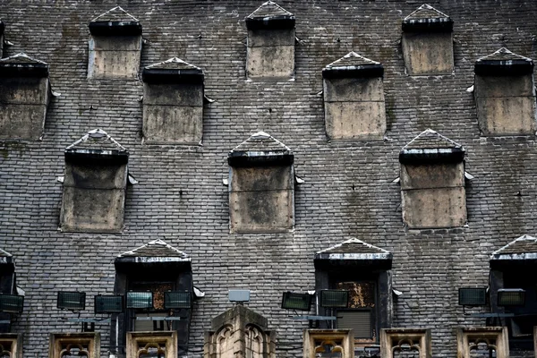 Viele Fenster auf dem Dach — Stockfoto