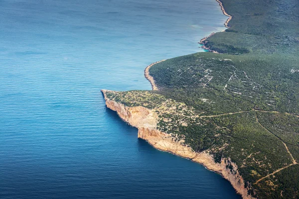 Letecký pohled na Chorvatsko — Stock fotografie
