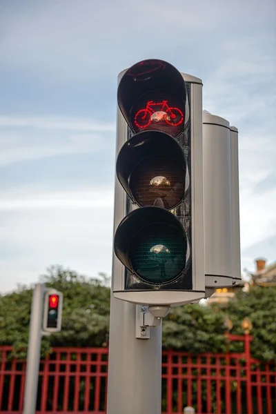 Ampel-Nahaufnahme — Stockfoto