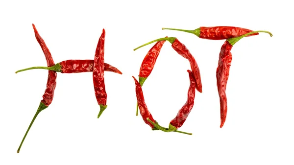 Chili pepper isolated — Stock Photo, Image