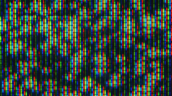 Makroaufnahme der TV-LCD-Matrix — Stockfoto