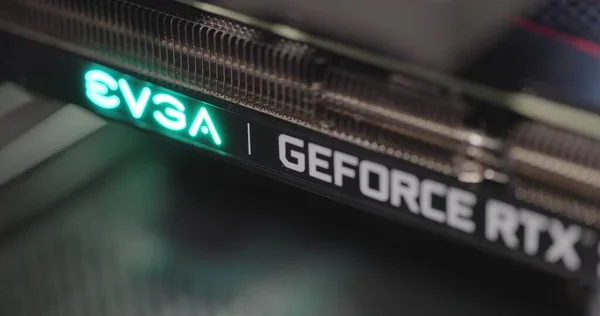 Budapest Węgry Circa 2020 Karta Graficzna Evga Gforce Rtx 3080 — Zdjęcie stockowe