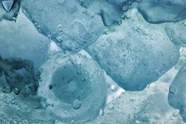 背景のテクスチャとしての氷のキューブを閉じる写真 — ストック写真