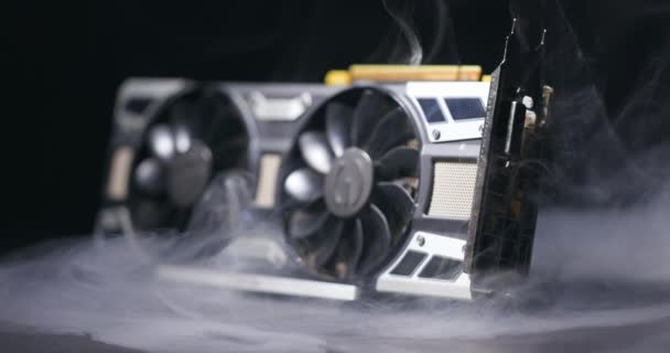 Budapest Węgry Circa 2020 Karta Graficzna Evga Gforce Rtx 3080 — Wideo stockowe