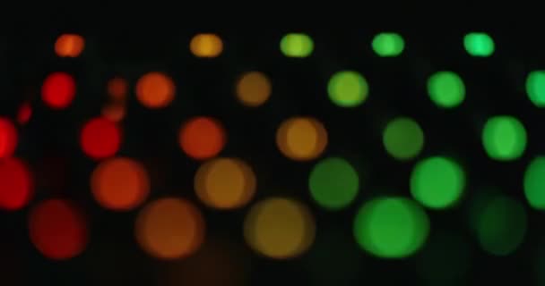 多色光泄漏4k镜头作为背景 — 图库视频影像