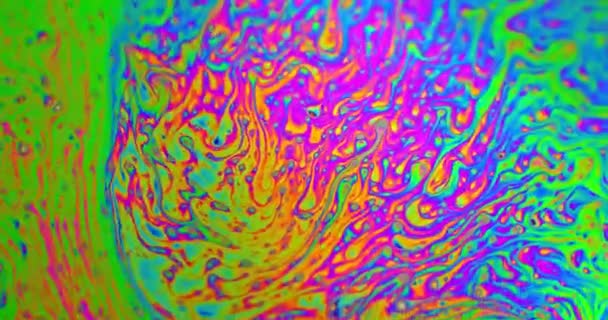 Fondo abstracto de color arco iris en movimiento — Vídeo de stock
