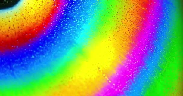 Rainbow gekleurde abstracte achtergrond in beweging — Stockvideo