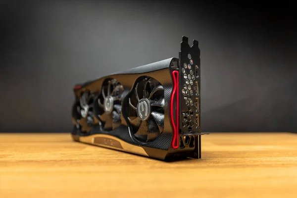 High end Graphics card closeup