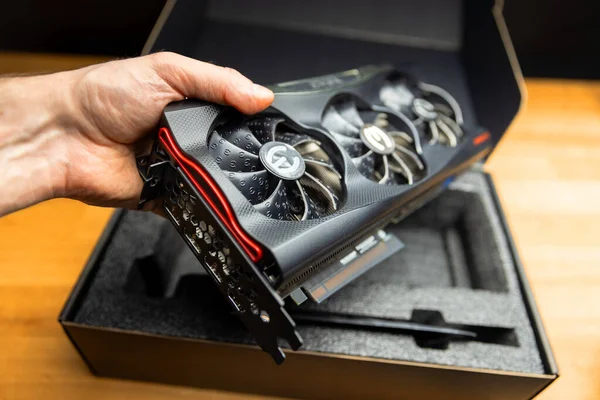 High end Graphics card closeup