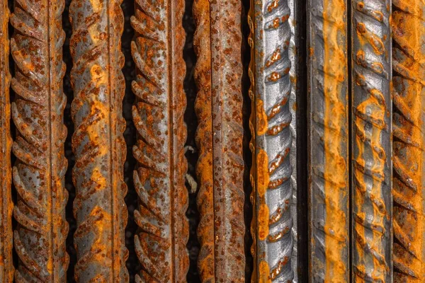 Corroded steel material closeup photo — Stock Photo, Image